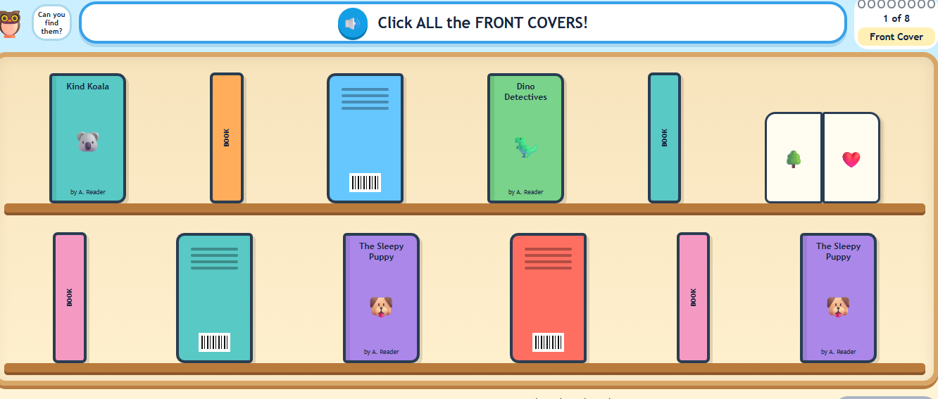 Book Parts Adventure!